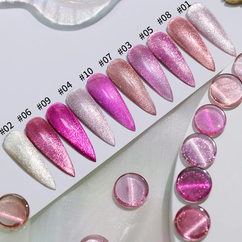 2023 Cateye Gel Super Galaxy 9d Cat Eyes Gel Cats Eye UV Nail Gel Polish Raw Material