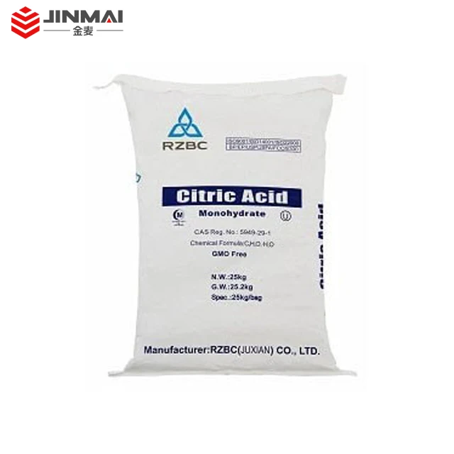 Citric Acid Monohydrate anhydrous Ensign food grade citric acid china price for sale