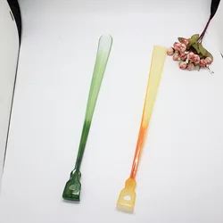 Имитация нефрита пластиковый shoehorn помощь для обуви с царапиной