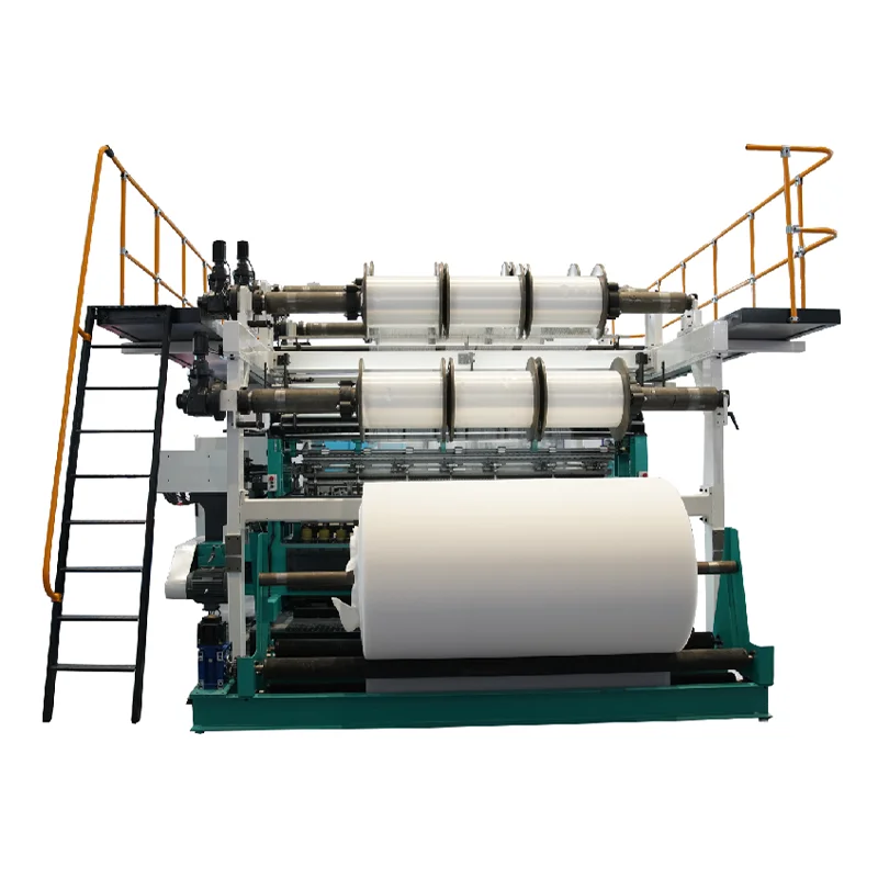 Double Needle Bed Raschel Machine For three-layer spacer fabrics