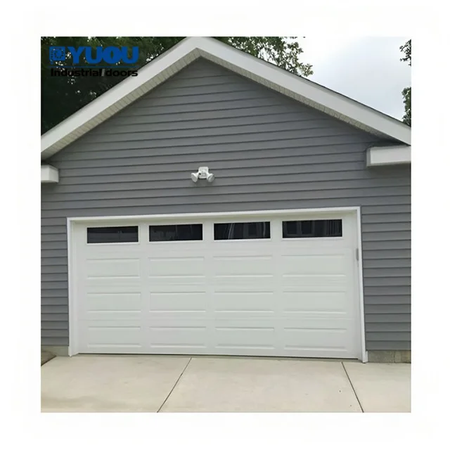 wholesale custom contemporary villa steel sectional garage door