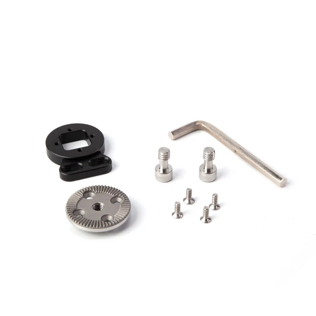 side rosette mounting adapter with central M6 threads