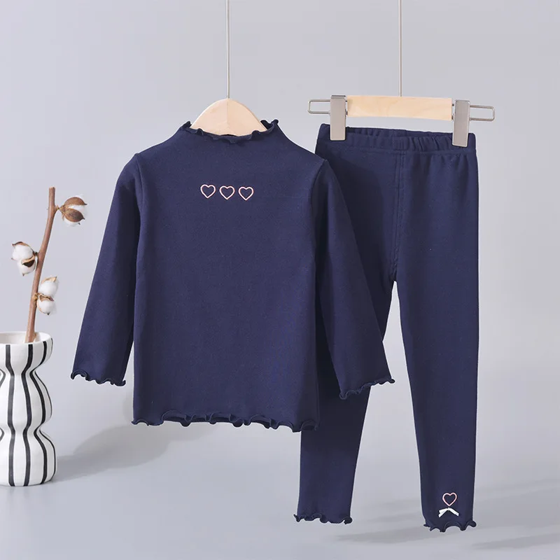 China Manufacturer Wholesale High Quality Set Sleeping Clothes For Kid Cotton