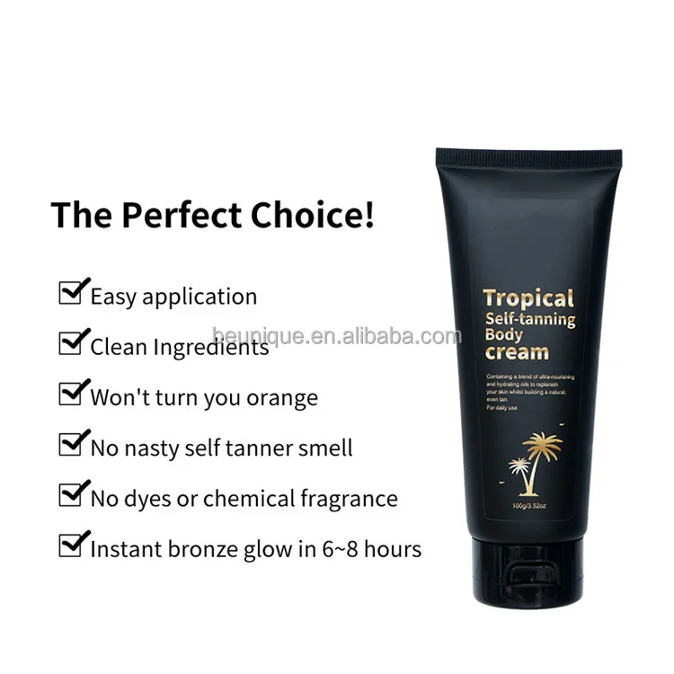 Samples Manufacturers Beauty Instant Tan Accelerator Private Label Solarium Sun Customized Cream Self Sunscreen Tanning Lotion