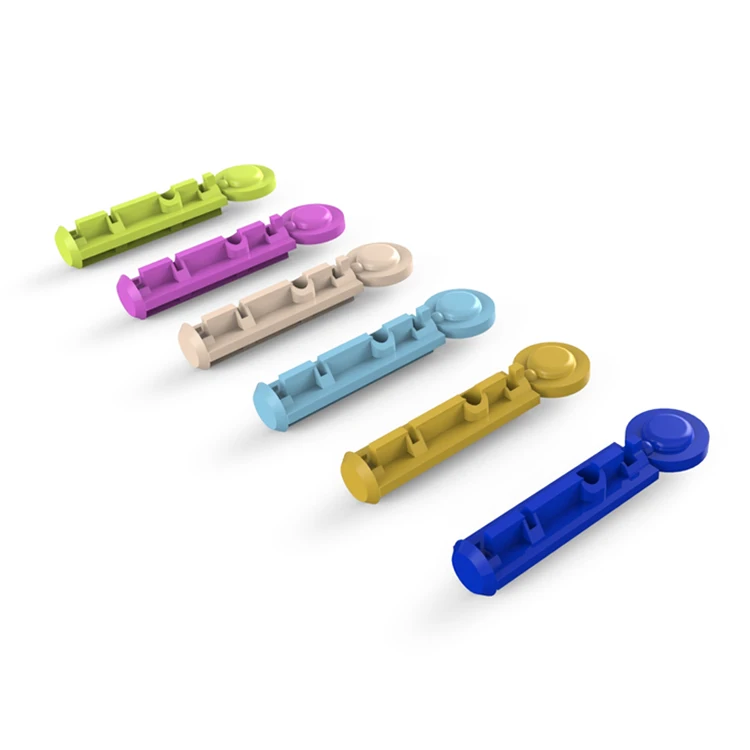 Wholesale Disposable Safety pull-top blood collect lancet single hand operation