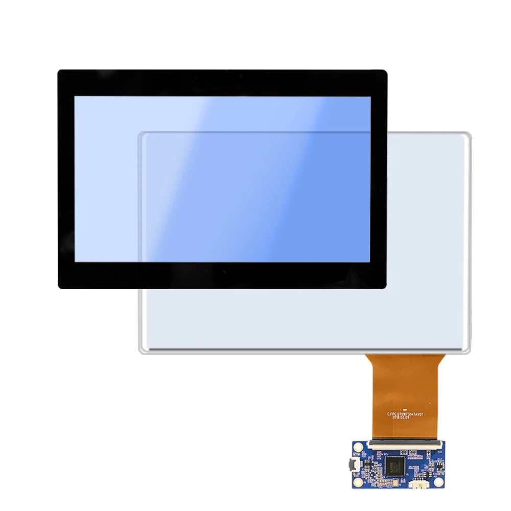 Oem Odm Custom Various Sizes 7-65 Inch Shapes Pcap Glass Capacitive Touch Screen Panel With Usb/rs232 Interface