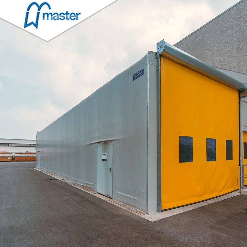 Master Well Wholesale PVC Curtain Rapid Acting Automatic High Speed Shutter Roll Up PVC Door