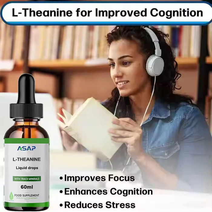 Private Label L-Theanine Liquid Sleep Supplement Green Tea Extract Liquid l Theanine Drops