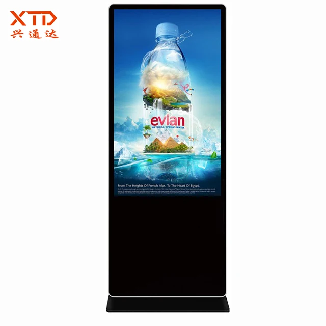 10-point capacitive touch high-definition lcd AD player 32/43/49/55/65 feet digital signage for indoor ad TV display