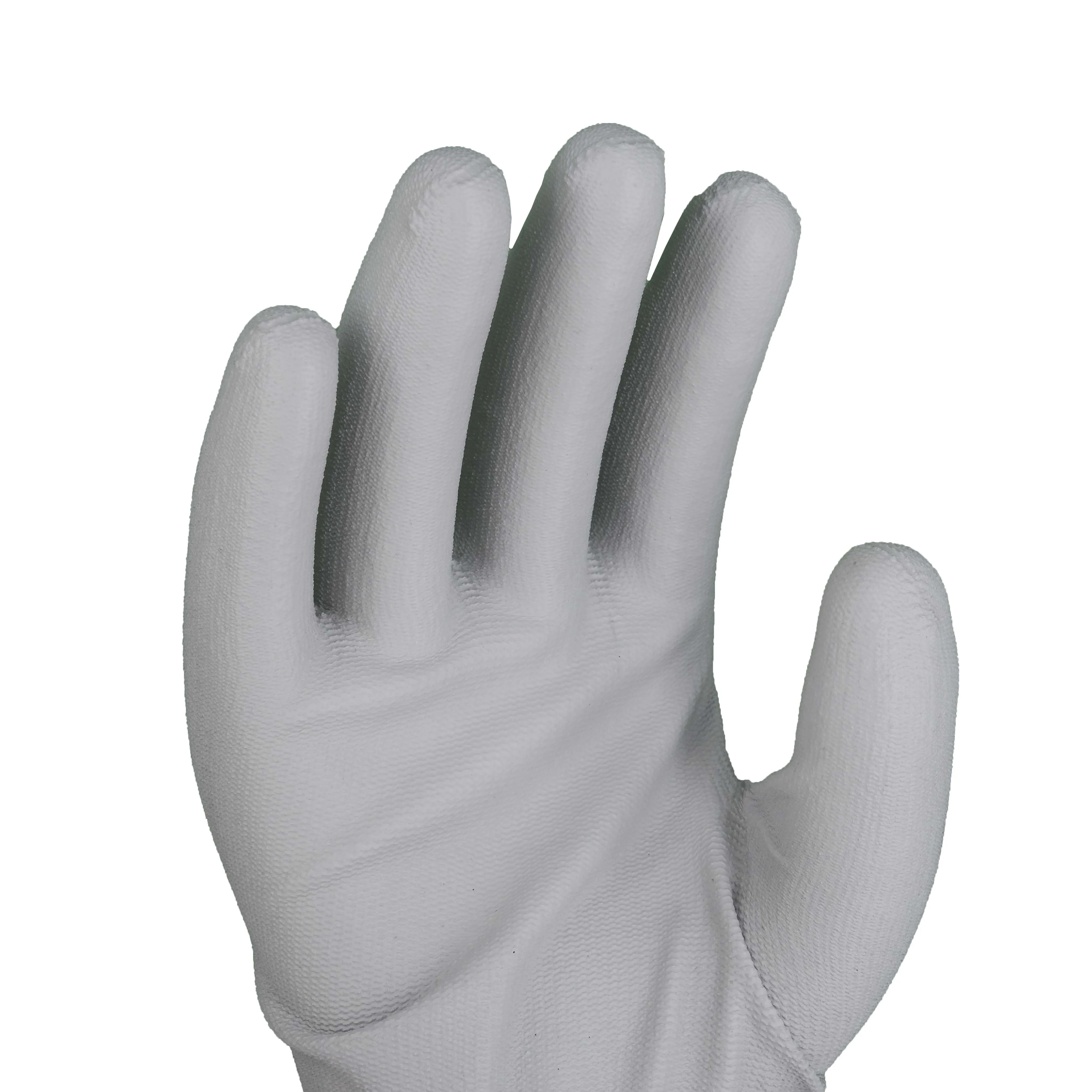 SKYEE practical tool pu coated nylon knit cotton anti cut anti slip waterproof garden gloves for digging and planting