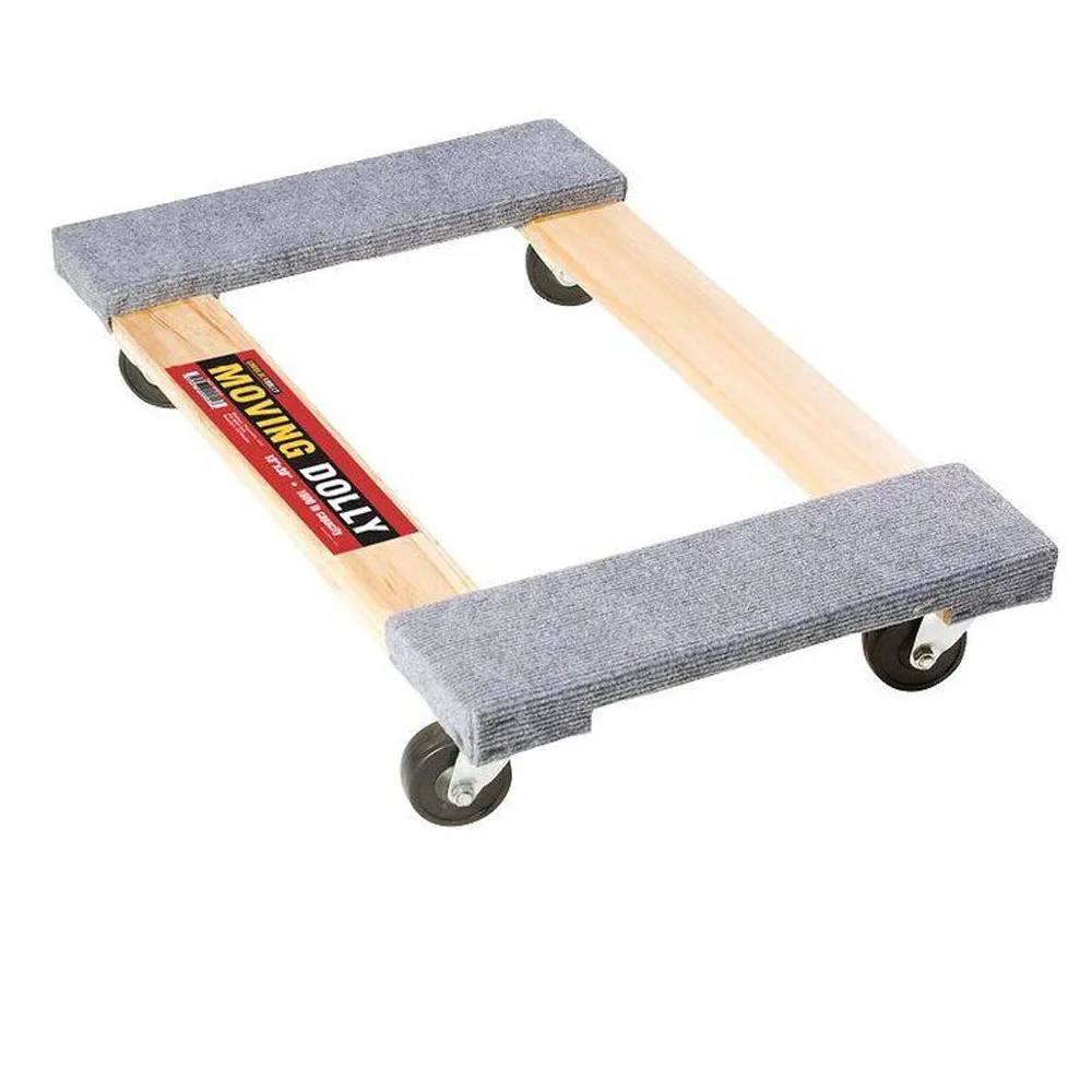 Hot Sale Durable Plastic Tote Hand Trolley Movable Dolly with Wheels