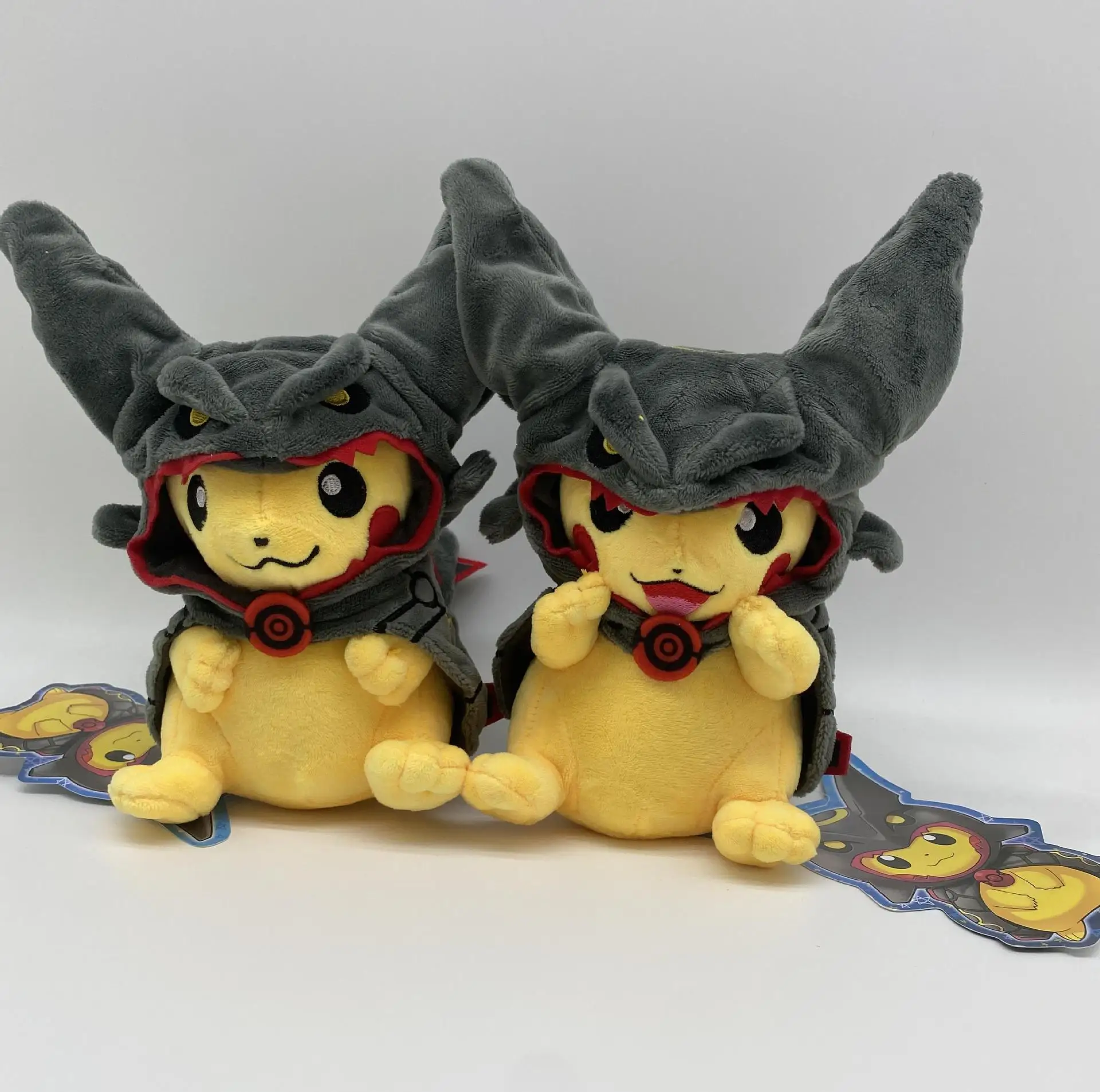 Новая черная зеленая Rayquaza Pikachu шляпа куртка плюшевая кукла