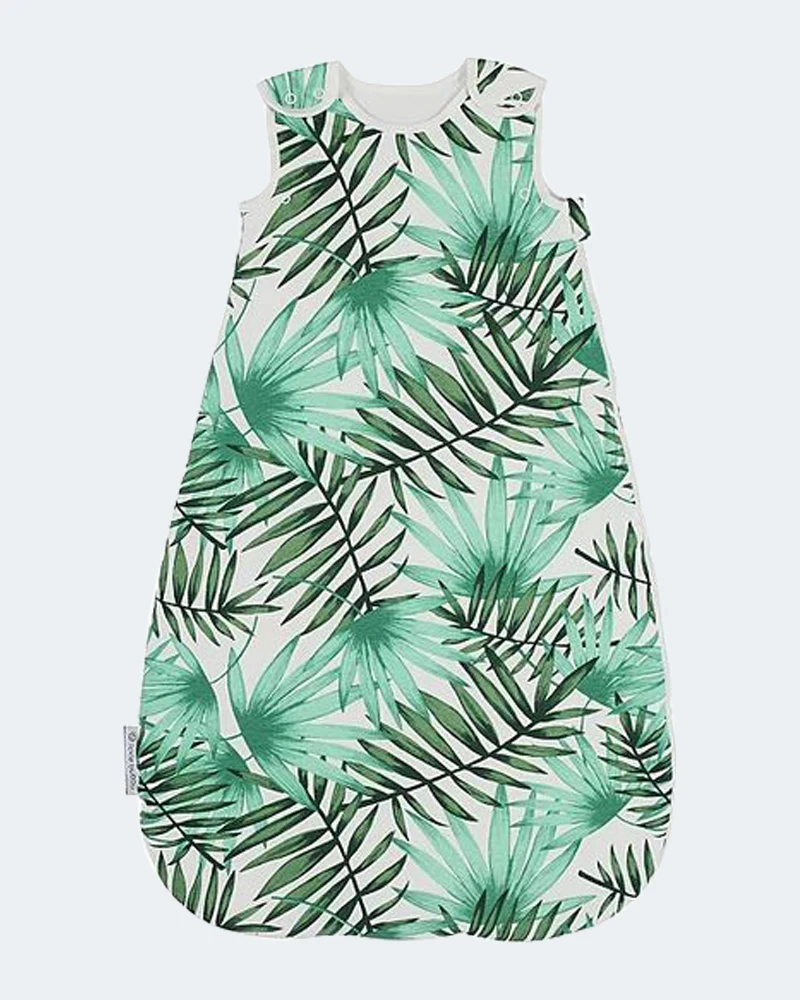 Soft Comfortable Two Way Zipper Side Custom Print Organic Cotton Wearable Bamboo Sleep Sack Baby Sleeping Bags