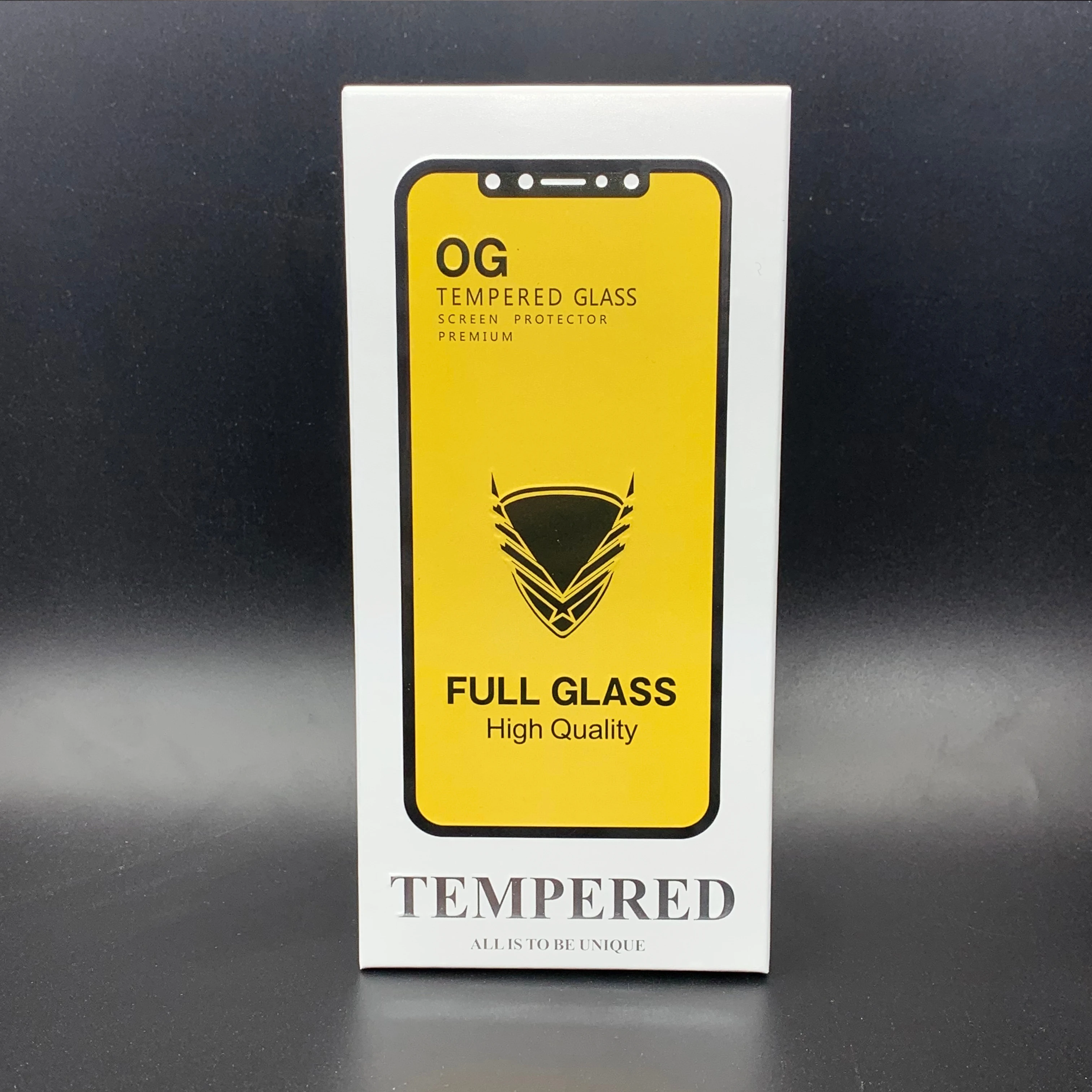 A OG Tempered Glass High Quality Golden Armor 9H Gold Full Glue Mobile Phone Screen Protector For Iphone 7-13pro max Samsung OPP