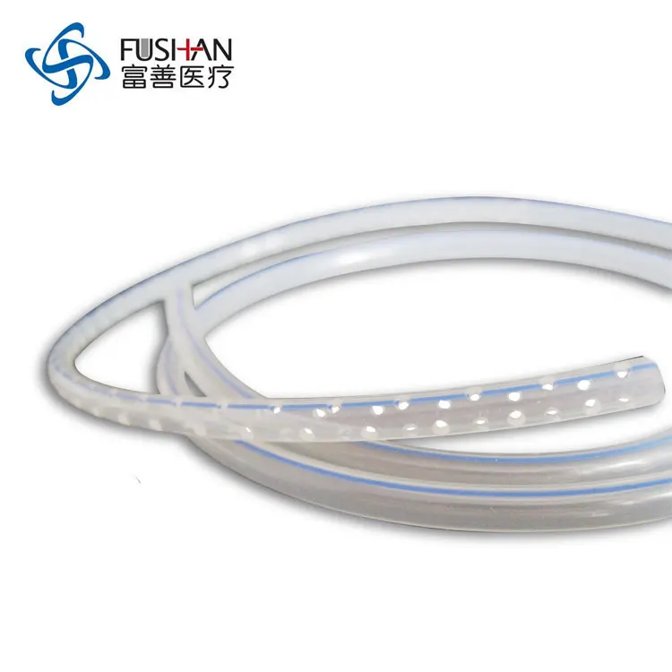 Silicone Round Abdominal Drainage Tube with Perforation 18FR