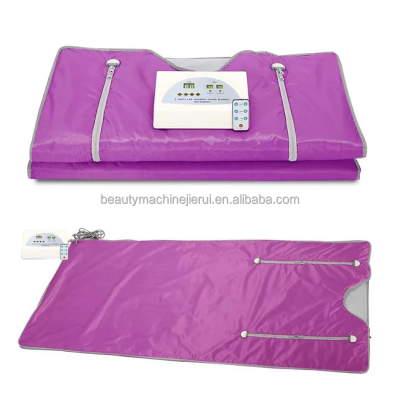 Far Infrared Sauna Slimming Blankets For 2 Zones Weight Loss And Detox Home Use Blanket