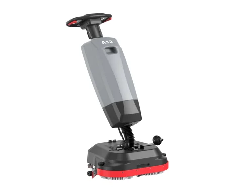 A12 Baiyun Cleaning Products Stable Performance Household Commercial Electric Mini Walk-behind 2-brushes Floor Scrubber