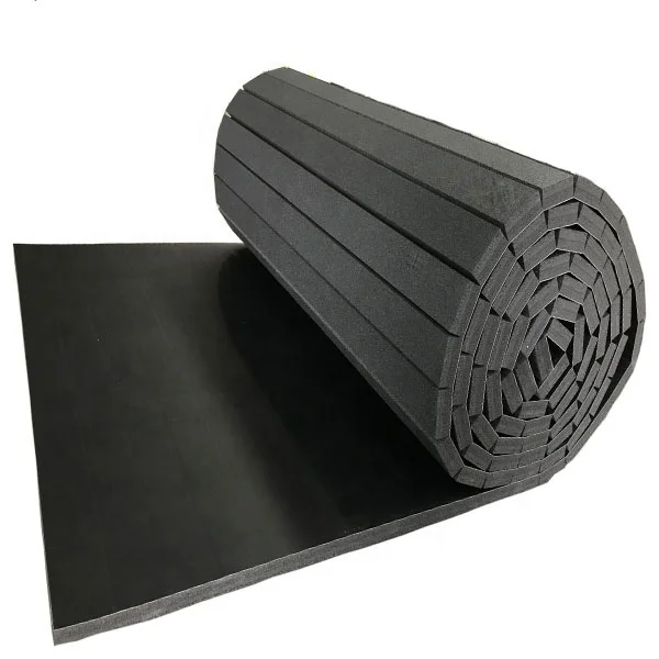 Smooth Vinyl Surface Roll Out Mats Flexible Roll Up Wrestling Martial Arts Mats