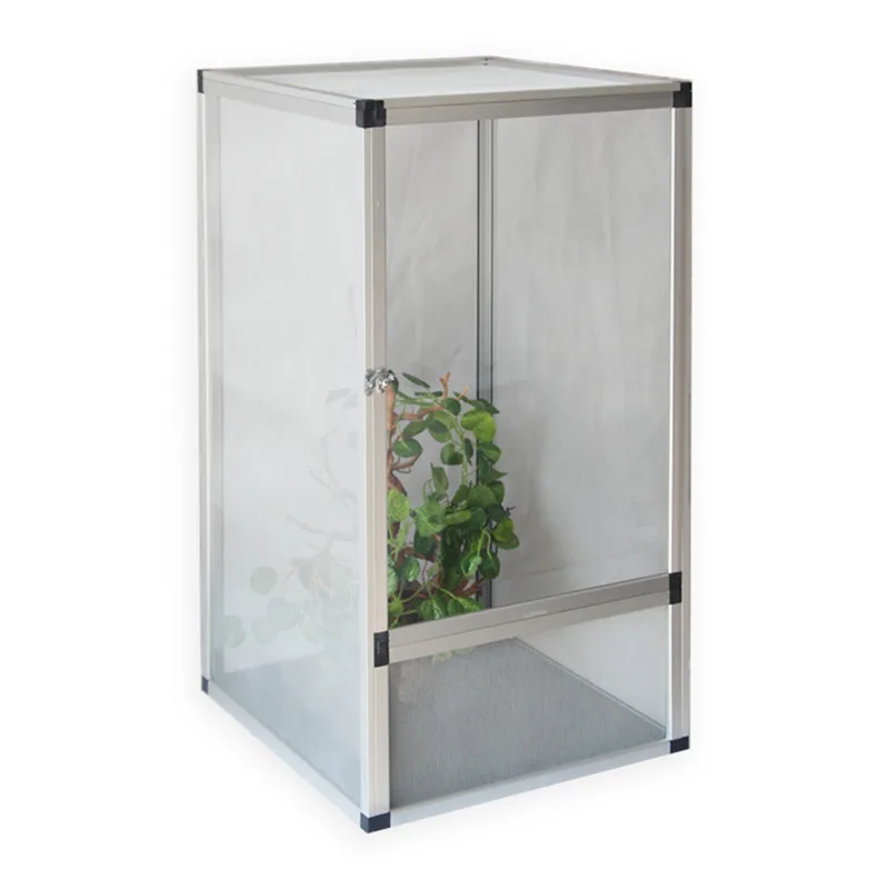High Quality Reptile Terrarium Large Size Aluminum Screen Mesh Cage for Dog Cat Pets