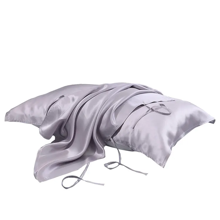 
Лидер продаж с фабрики, Новые товары, Однотонная легкая Роскошная Высококачественная шелковая наволочка, полотенце для подушки 