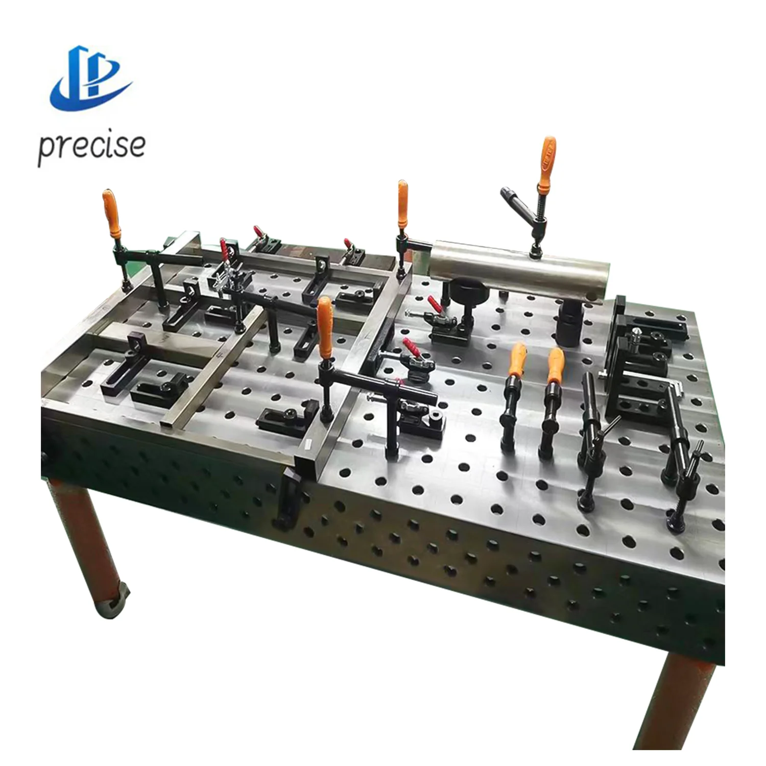 Cast Iron Steel 3d Flexible Welding Platform Fixture 3d Porous Positioning Riveting Welding Flat Plate Robot Worktable