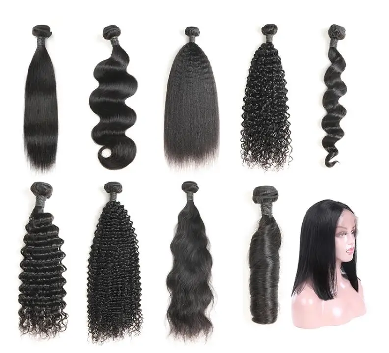 Ali hair express Peruvian hair virgin straight bundles10a with closure unprocessed peruvian hair bundles with frontal