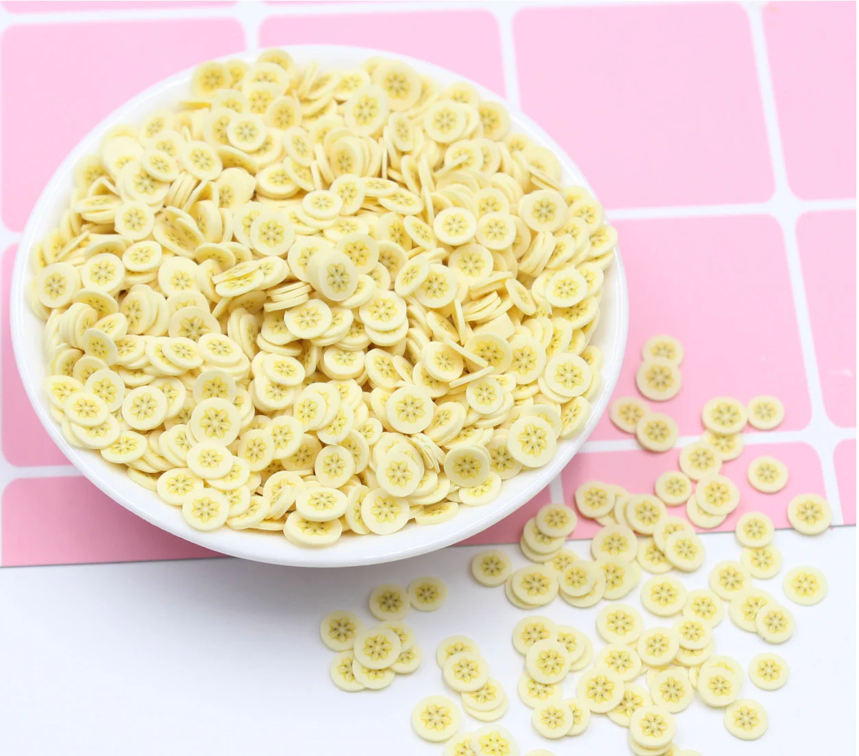 est Seller Polymer Clay / Fruit Slices Sprinkles for Slime and Nail Art, Slime Accessories Bulk Pack in 1 KG bag Hot sale p