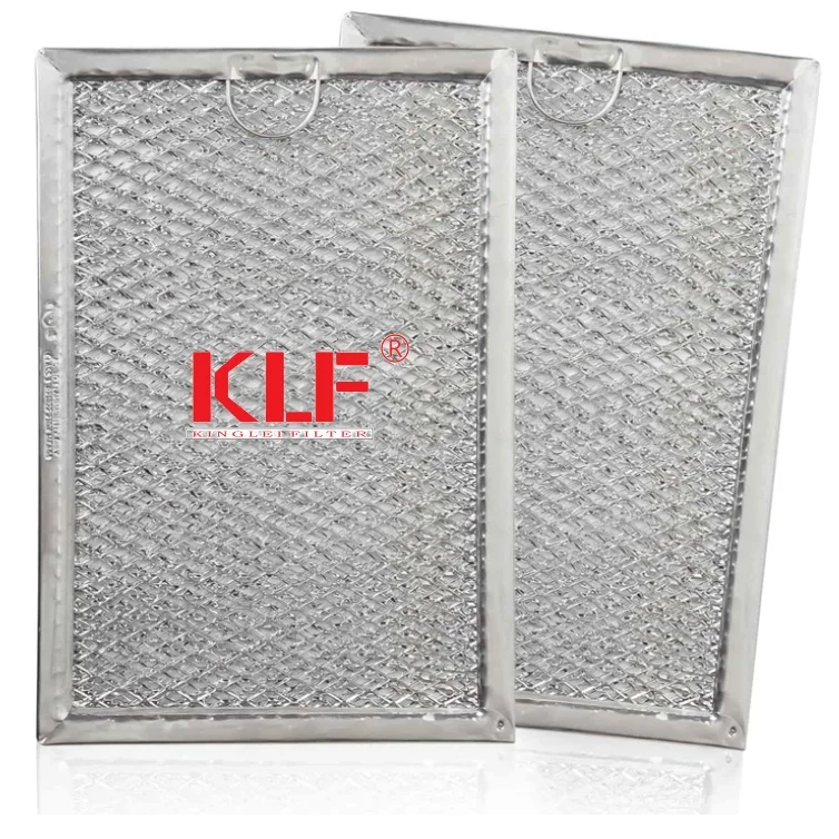 Multi-layer Aluminum Frame Replacement Aluminum Foil Mesh Microwave Oil Filter
