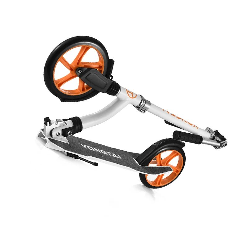 Factory Directly Sale Chinese Scooters Wholesale 200mm PU Wheel Yognkang Foot Scooter for Adult Kids