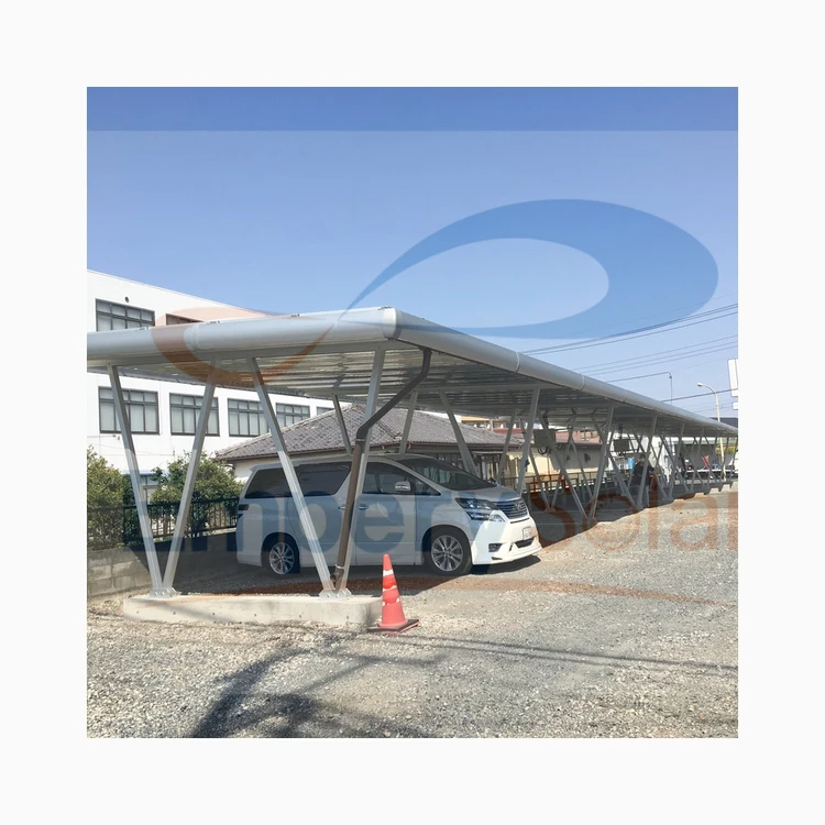 global supply 20 kw solar portable carport  solar enerey car parking