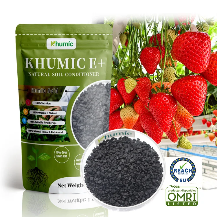 humid acid granule plant growth regulator slow release black shiny  organic potassium humate