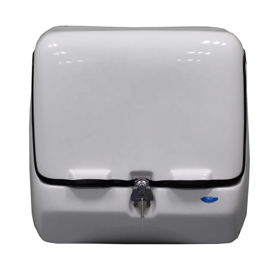 
139L Any Color Fiberglass Pizza Delivery Boxes Motorcycle Box with Eva Cushion and High Quality Accessories JYB-04 