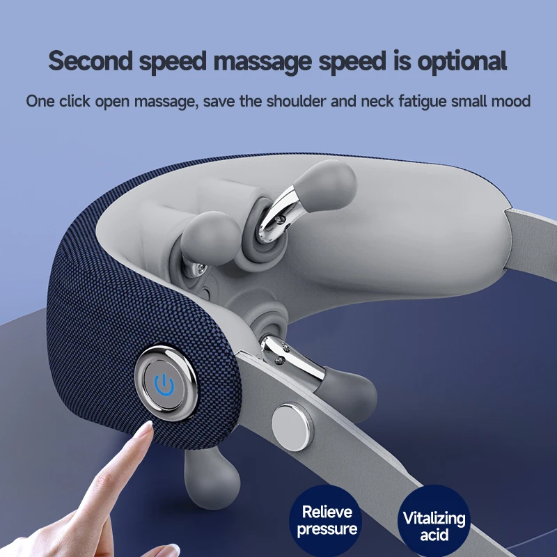 Electric Smart Shoulder and Shiatsu Neck Pain Relief Cervical Physiotherapy Massage Device