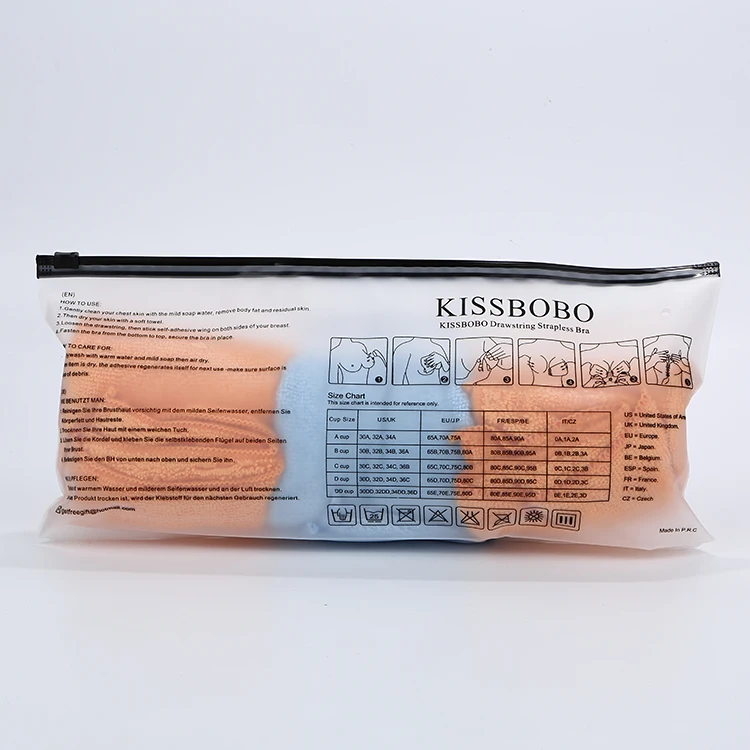Изготовленный на заказ cpe/ПВХ/полипропиленовый мешок ziplock матовый пластиковый для одежды молнии