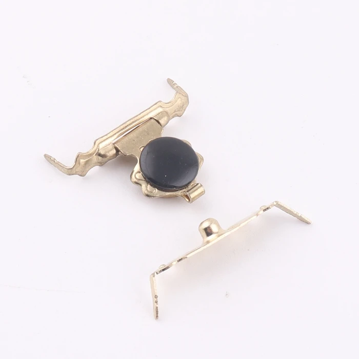 brass small metal wooden jewelry box brooches clasp lock for cigar box