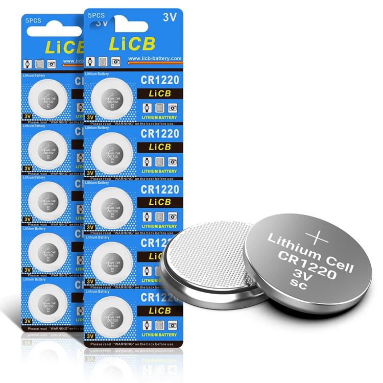 Licb High Capacity Lithium Button Cell Battery Cr1220 3V Bateria 1220