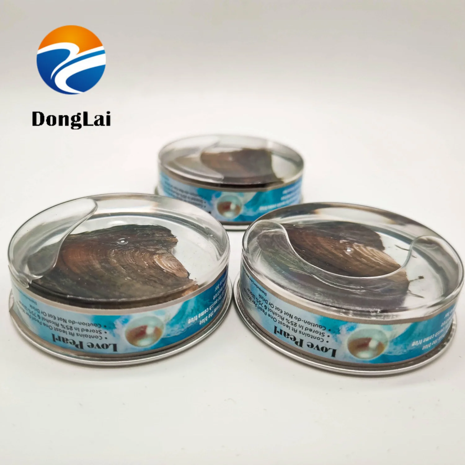 
AAAA 7-8 mm round Colorful Pearl Wholesale Vacuum-packed Mixed Colors canned Akoya Pearl Oysters for party bithrady 