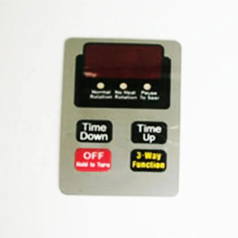 Custom Label Printing Flat PC PET Control Panel  OEM Silkscreen Printing Stickers Graphic Overlay Labels for Medical Device