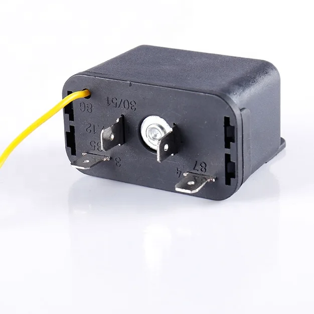 Высококачественное автоматическое реле, 4 контакта, 12 В, микро-мотоцикл с звуковым реле