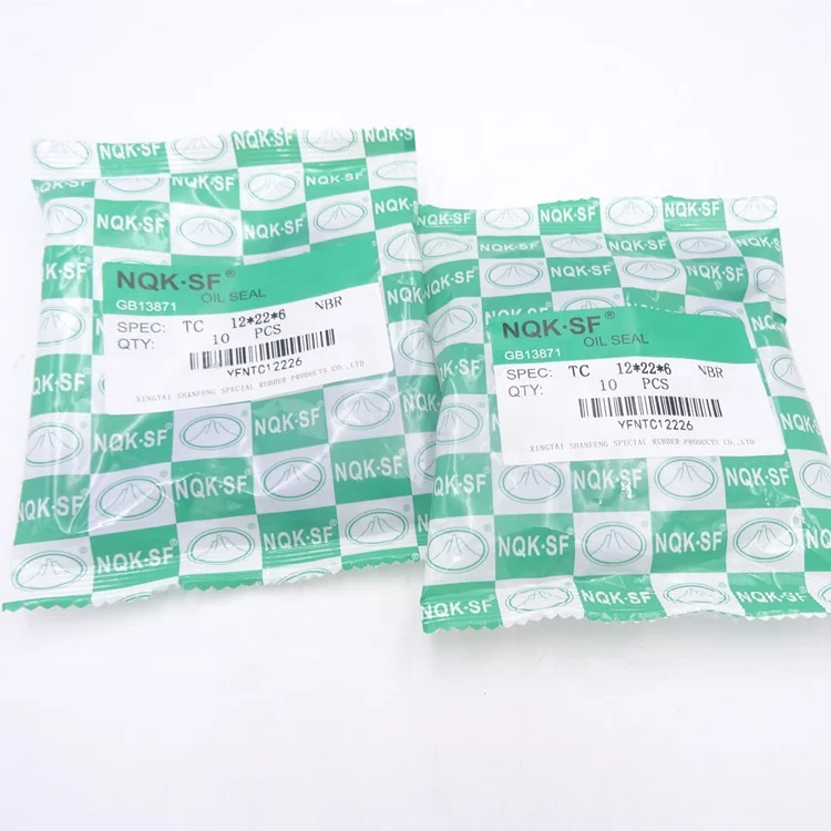 NQK TC 12x22x6 NBR oil seal size 12*22*6
