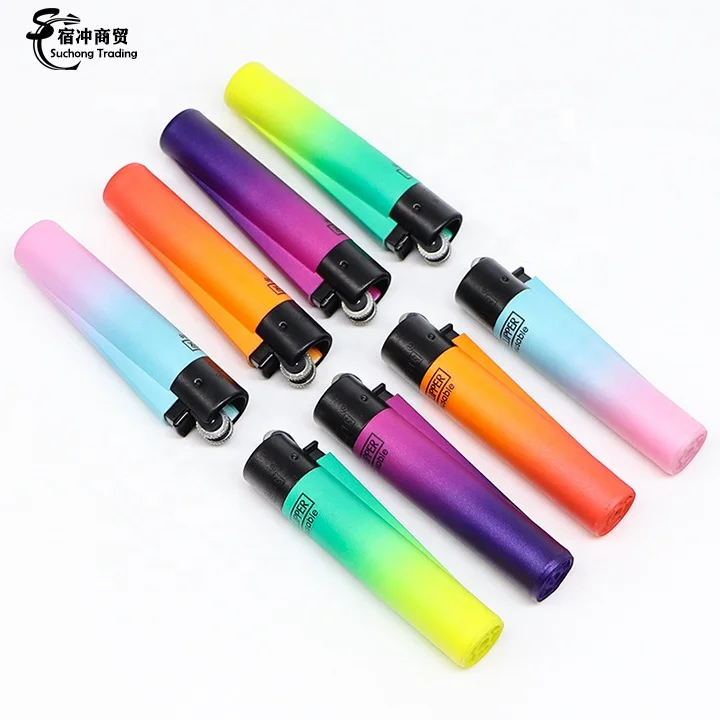 Custom Logo Rechargeable Hookah Rainbow Colorful Cigarette Smoke Gas Lighter
