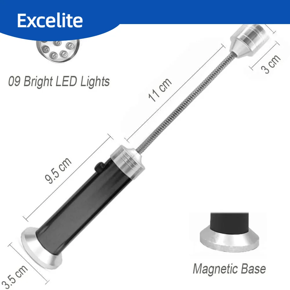 Magnetic Base Super-Bright fireproof LED BBQ Light Barbecue Grill Light