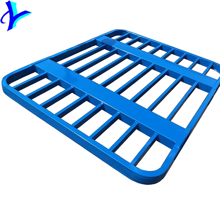 China Factory 1800mm length big steel pallet for Grain Storage