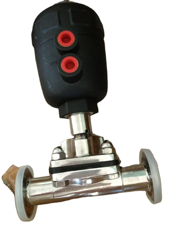 SS316L Hygienic Forged Sanitary Stainless Steel Pneumatic Diaphragm Control Valve