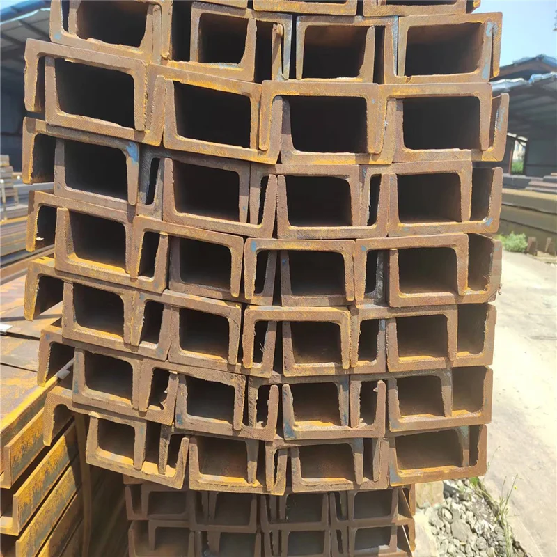 High quality S355 Q235 carbon steel U channel hot rolled carbon U beam slotted factory price