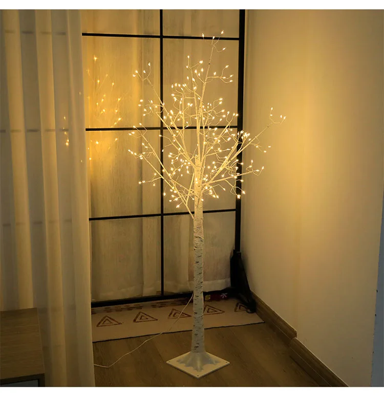 190CM Gold Color Outdoor Tree Lights Led Lighted Artificial Giant Christmas Luminous Lights Tree