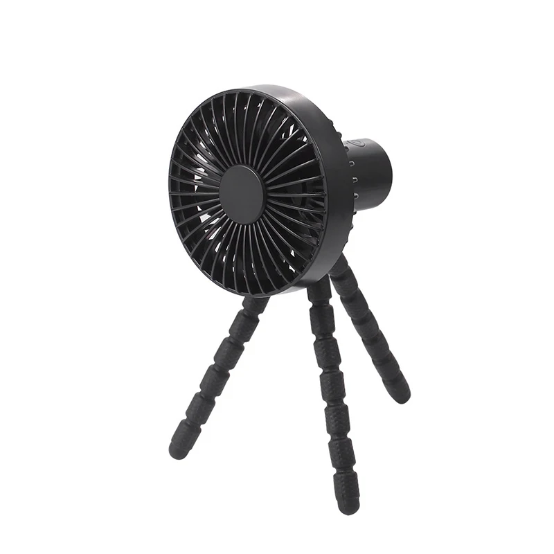 Brightbebe Mini Handheld Tripod Stroller Fan 2000mAh Personal Portable Car Seat Flexible Baby Fans USB Battery Powered Desk Fan