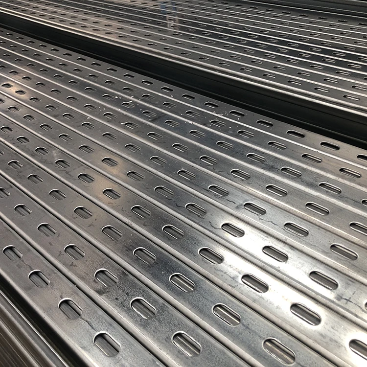 Galvanized Steel Strut Channel and Size 41X41mm/ 41X21mm With Welding Bending and Punching Service U Channel Steel