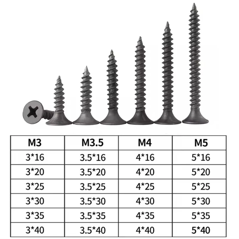 China Metal Self-Tapping Thread Screw Manufacturer Custom M1/M6 Self Tapping Fasteners Screws