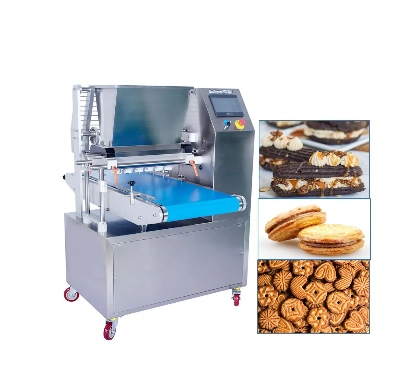 High quality full automatic small soft biscuit making machine biscuit production line price / biscuit making machine